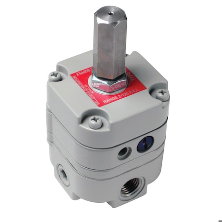 Bellofram Precision Controls Pressure Regulator, 1/4 NPT Ports, 0.5-25 psi, Relieving 960-053-000